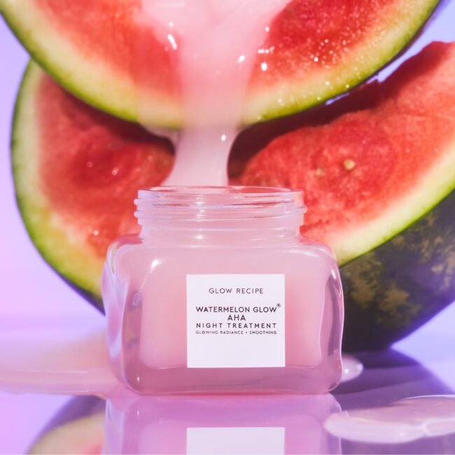 Glow Recipe Watermelon Glow AHA Night Treatment Travel Size – Mini Size (25ml)