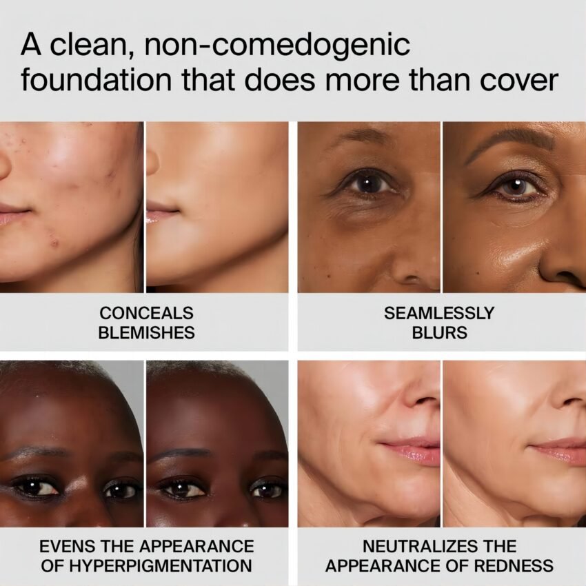 Haus Labs by LADY GAGA Triclone Skin Tech Medium Coverage Foundation with Fermented Arnica 070 Fair Neutral - Image 4